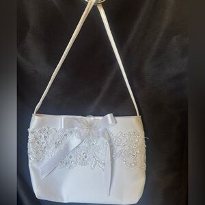 Communion/Flower Girl Purse & Gloves Set